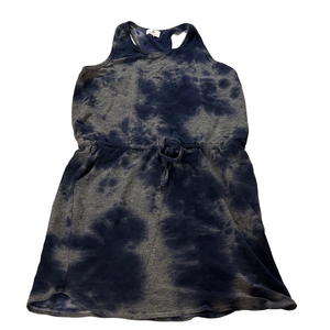 Sundry Tie Dye Racerback Mini Dress w Pockets Blue Sz 3 | Casual Summer Style